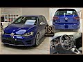 Golf 7 r bleu  dtails intrieur et extrieur