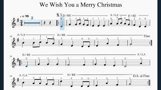 We Wish You a Merry Christmas Violin Backing Track Accompaniment, Jazz Style
