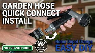 Garden Hose Quick Connect Install - EASY DIY
