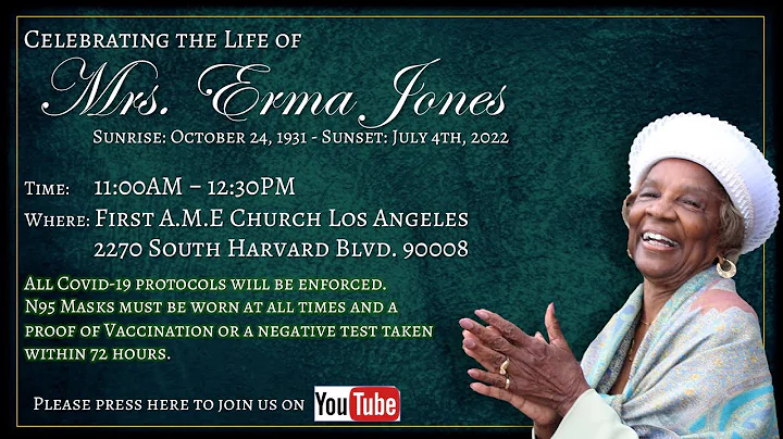 Celebrating the Life of Mrs Erma Jones