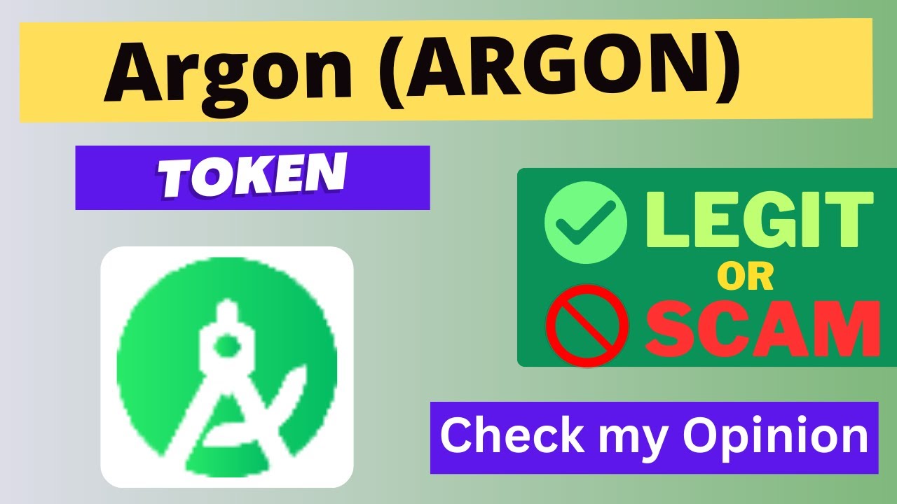 Is Argon (ARGON) Token Legit or Scam ?? - YouTube