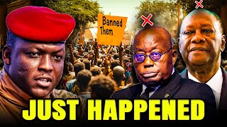 Ibrahim Traore Takes Stand Against Puppet Rulers Banning Two Nations From Joining AES Confederation.