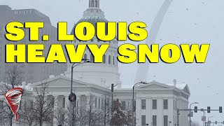 Heavy Snow in St. Louis - 2-2-2022