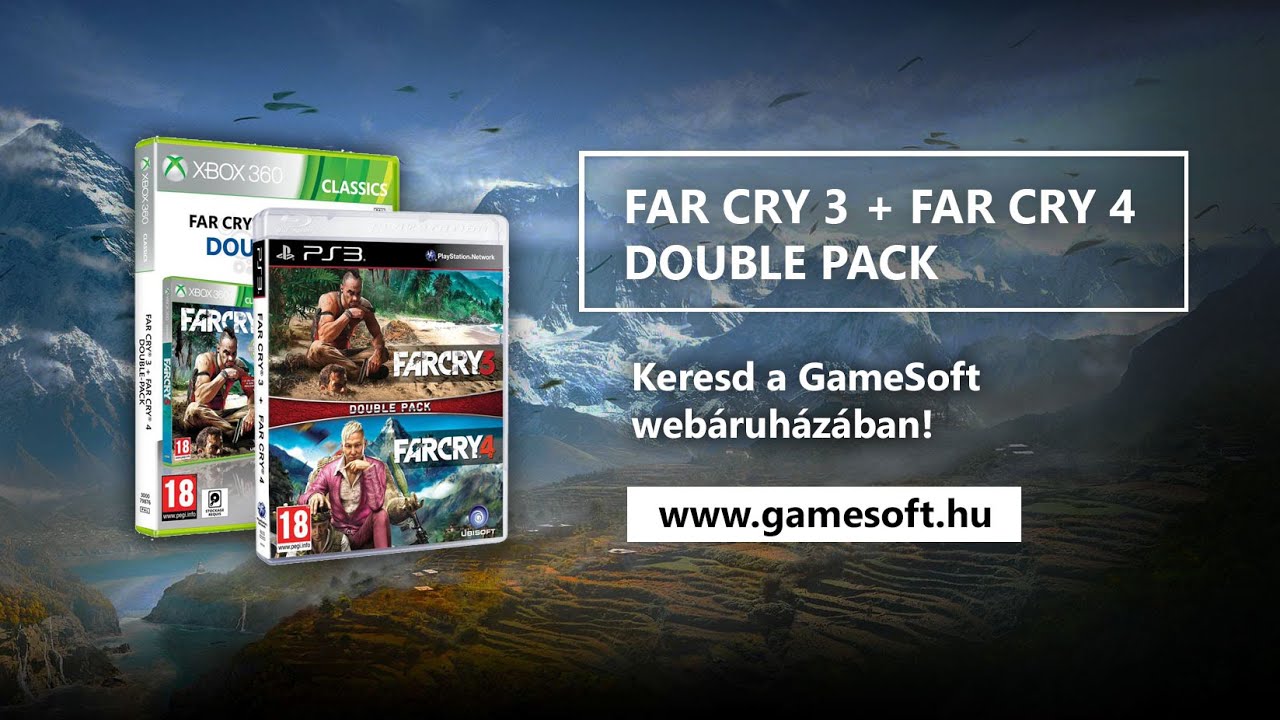 Игра Far Cry 3 + Far Cry 4 (PS3) (rus) б/у