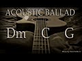 Emotional Acoustic Guitar Ballad Backing Track Mp3 Song