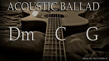 Emotional Acoustic Guitar Ballad Backing Track