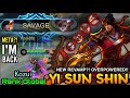 SAVAGE!! New Revamp? YSS is BACK TO META!! - Top Global Yi Sun Shin by Kozui - MLBB