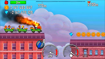 hill climb racing - kiddie express on rooftops | android iOS gameplay  #480 Mrmai Gaming