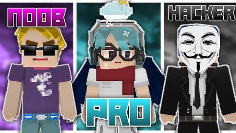EGGWARS NOOB VS PRO VS HACKER 😎😆 (Blockman Go:Blocky Mods)