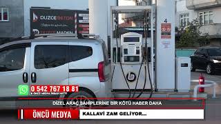 DİZEL ARAÇ SAHİPLERİNE BİR KÖTÜ HABER DAHA