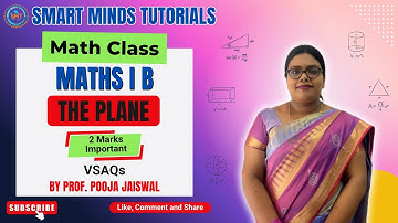 The Plane VSAQ| Maths 1B 2 Marks Important| Inter 1st Year Maths