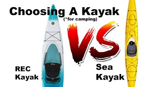 Choosing a kayak  Recreation Vs Touring