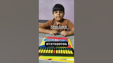 Abacus Zero Level Tutorial – Day 1 for Kids📞9737920704 online offline available course