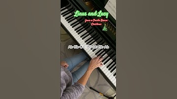 Thumbnail of Linus and Lucy Easy Piano Tutorial - Charlie Brown Christmas #piano