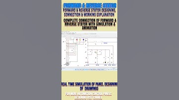 Forward Reverse Motor Starter Control Wiring | Reverse Forward Step by Step connection #electrical