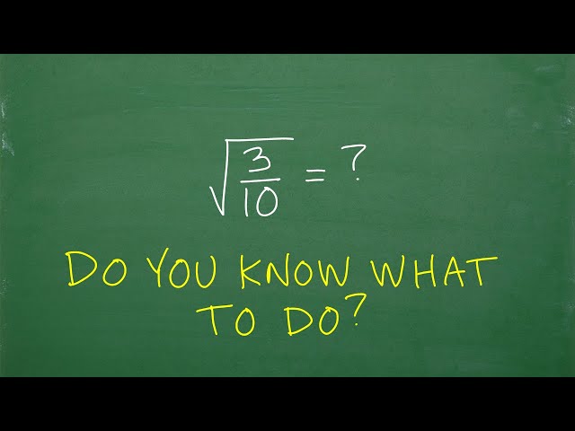 Popular Problems Involving Square Roots