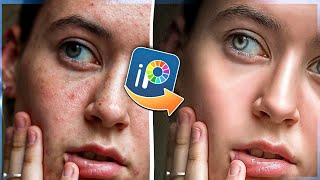 Retouching Face in Ibispaint mobile app 🔥 screenshot 2
