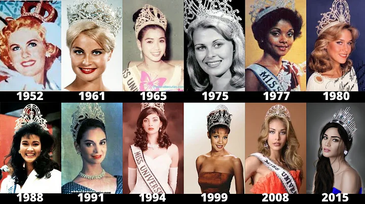 ALL Miss Universe Crowning Winners (1952-2022) - original footage