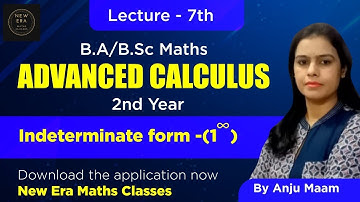 B.A/B.Sc Maths |Advanced Calculus | By Anju Ma