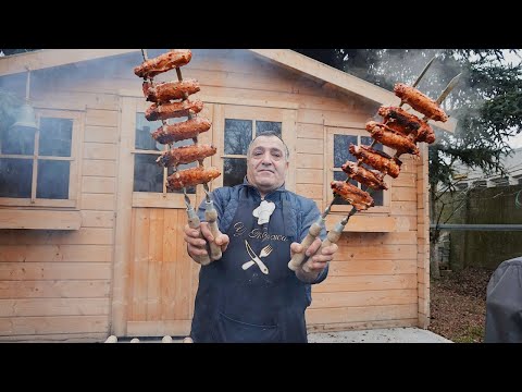 Необычный рецепт приготовления барбекю (шашлыка) на мангале. Рецепт от Жоржа