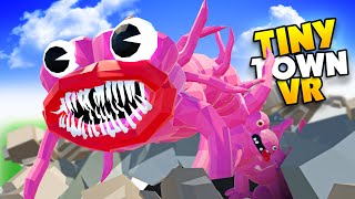 BLOB Monster from the Multiverse Invades Tiny Town through a Portal!