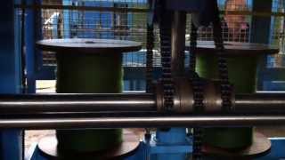 Cabling Machine Model Hk 12X13 With 8 Spindles- Twine To Rope Process