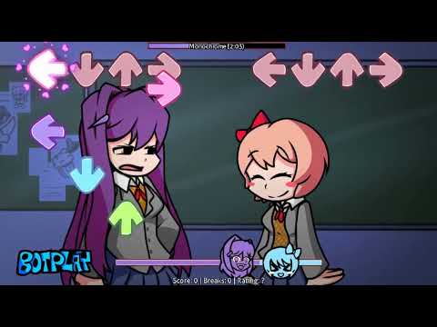 Plum Monochrome But Yuri And Sayori Sings It 