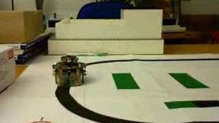 e-puck doing line following with camera