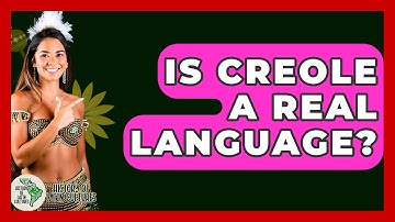 Is Creole A Real Language? - History Of Latin Cultures