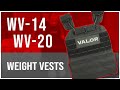 Adjustable weight vest  valor fitness