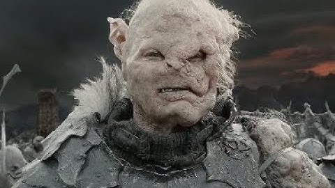 The Lord of the rings: The best of Gothmog, the most charismatic Mordor Orc HD