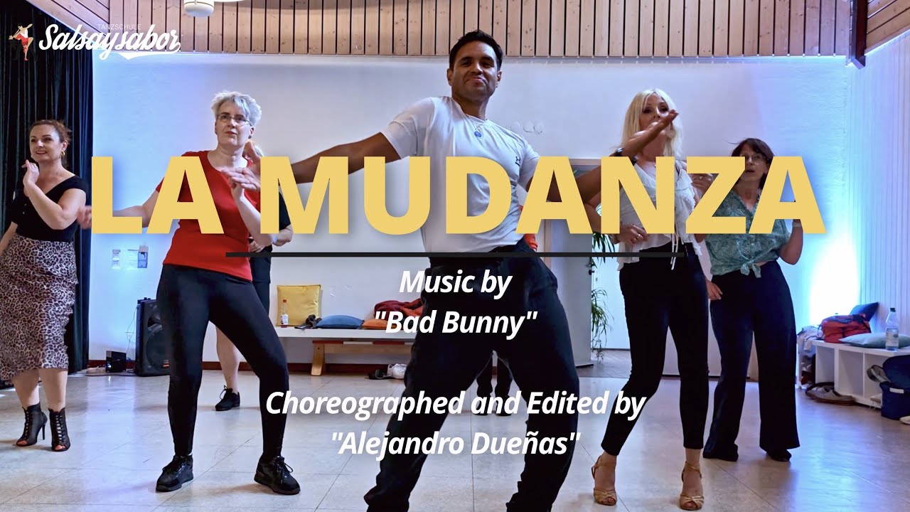 🐰 LA MuDANZA - Bad Bunny | Salsa Fusion Mini-Choreo mit Alejandro