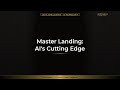 Master Landing: AI's Cutting Edge - From Drones to Diagnostics & Beyond