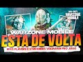 WARZONE MOBILE ESTÁ DE VOLTA! MAIS PLAYERS VOLTARAM PRO GAME🔥🔥🔥 CALL OF DUTY WARZONE MOBILE