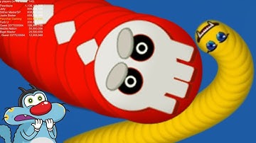 worms zone.io Epic slither.io 200,000 Score would record Troll oggy voice #683