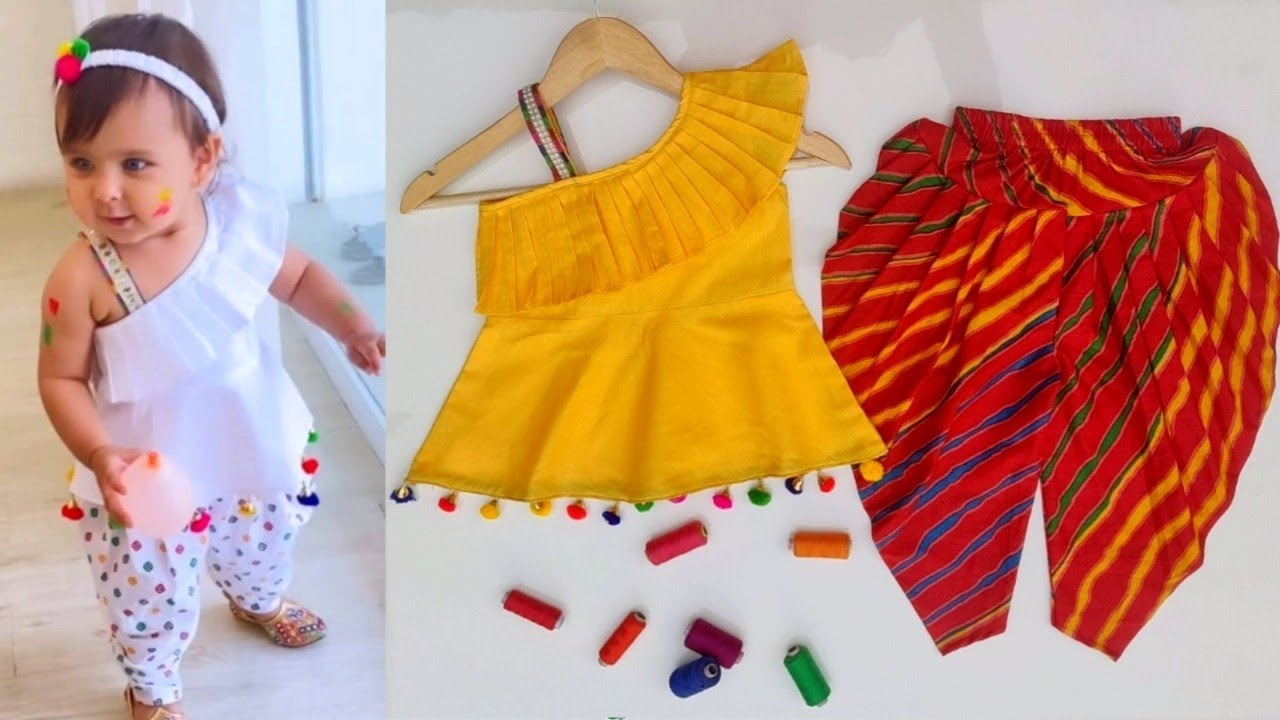 Dhoti outfit ideas for kids girls/ Baby girl dhoti dresses/ Latest baby  girl dress designs - YouTube
