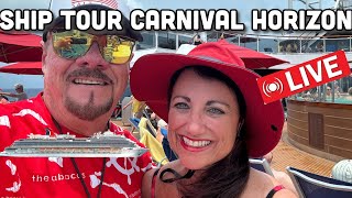 LIVE Tour Carnival Horizon Cruise Ship