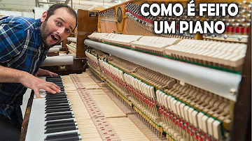 Qual o material que é feito o piano?