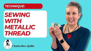 How to Sew with Metallic Thread - 5 Tips!