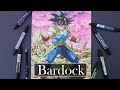 Drawing Bardock | FighterZ | My Biggest drawing yet!
