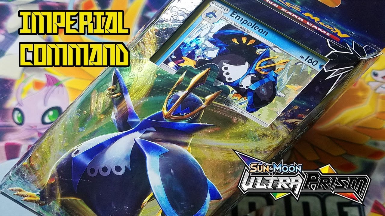 POKEMON Trading card game Sun /& Moon Ultra Prisme EMPOLEON /& GARCHOMP Official Playmat