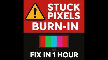 1 Hour Screen Burn-In Fix Video | Stuck Pixel & Dead Pixel Repair 🔧LCD/LED/OLED (1 Hour Full HD)