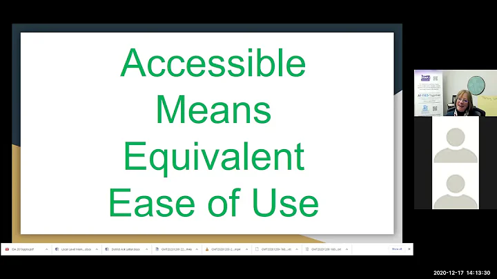 Accessibility and Distance Learning - Debra Fitzgi...