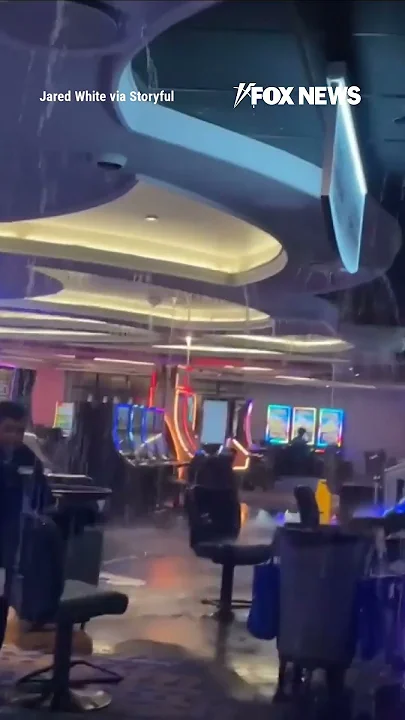 OH, CRAPS! Nevada casino turns into a flood zone #shorts #us #casino #flood #viralvideo #latestnews