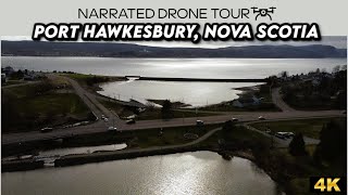 Epic 4K Drone Journey ✈️ Over Port Hawkesbury, Nova Scotia | Majestic Aerial Views 🌄
