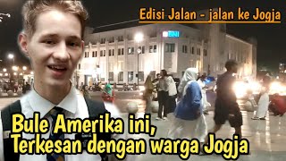 Jalan jalan di Malioboro Yogyakarta ketemu Bule Amerika