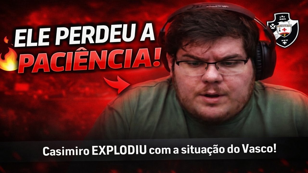 Cazé REVOLTADO com a situação atual do vasco!