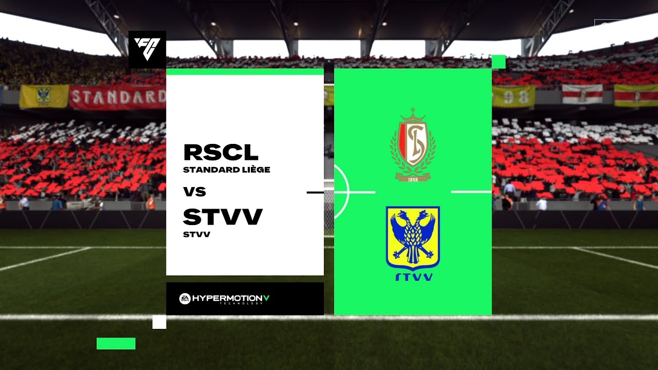 СТАНДАРТ ЛЬЕЖ vs STVV | Бельгия: Жюпилер Про Лига | ФК 26 | геймплей
