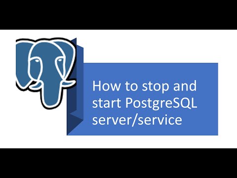 Part -23 Postgres: Stop and start PostgreSQL service