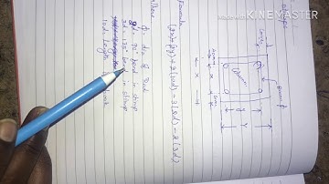 How to calculate cutting length for stirrups guide in Tamil தமிழ் video